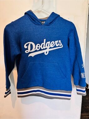 New Era Blue and White Team Pullover s girls 7-8